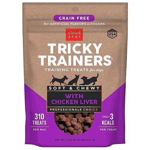 CloudStar - Tricky Trainers - Grain Free Soft & Chewy w/ Chicken Liver
